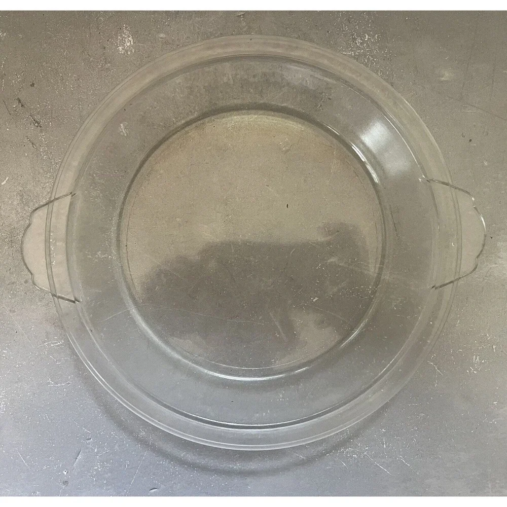 Vintage Pyrex Clear Glass Lid 684C Replacement Lid Scalloped Edges *‎